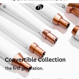 T3 Convertible Collection Wand and Clip Barrel Attachments *EUC*